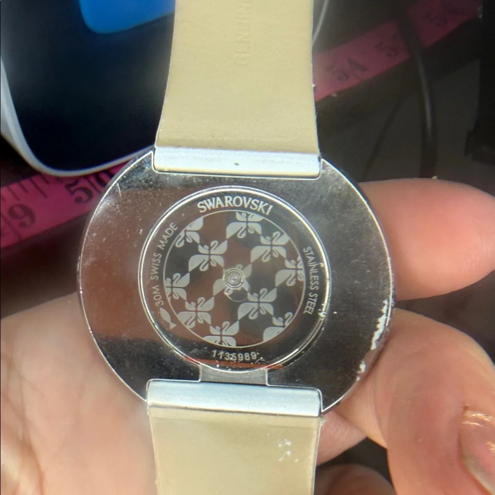 Swarovski Crystalline Watch Swarovski Silver‎ and White Crystal Watch